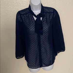 Forever 21 navy blue top